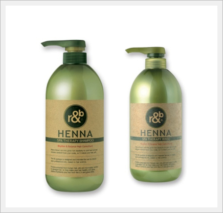 R&B Henna Spa Therapy Shampoo, Rinse Made in Korea